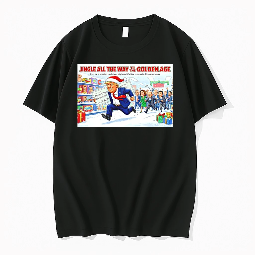 Trump Santa Jingle All The Way To The Golden Age Shirts