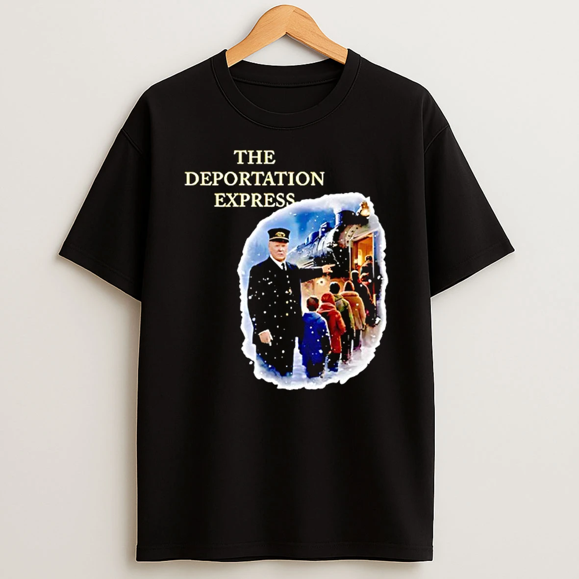 Trump In The Deportation Express Merry Christmas Shirts