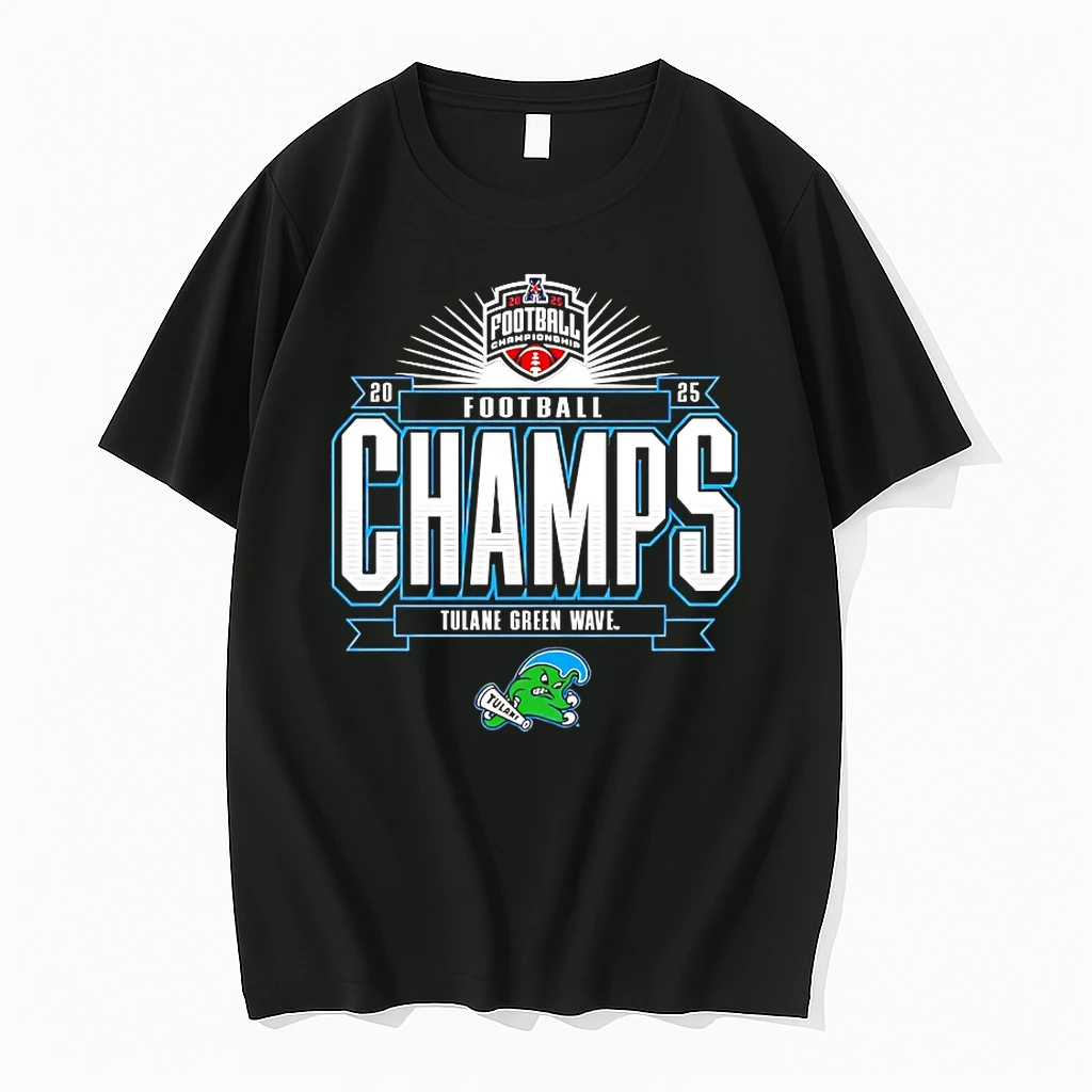 Tulane Green Wave 2025 American Conference Football Champions Shirts