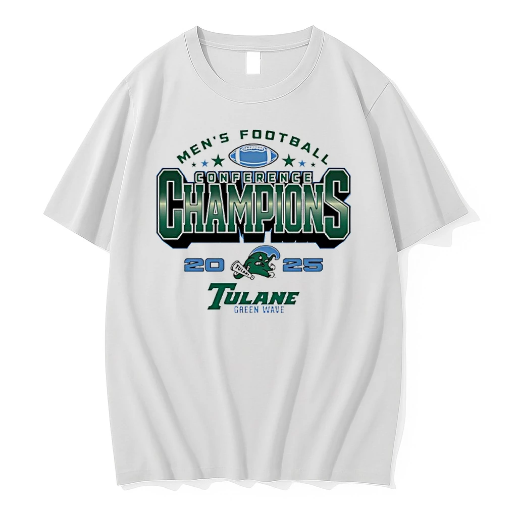 Tulane Green Wave 2025 Mens Football Conference Champions Shirts