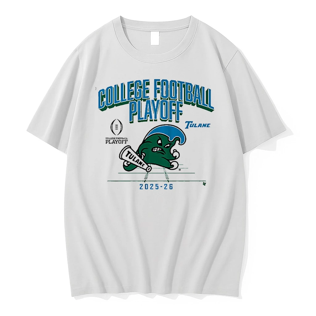 Tulane Green Wave Football 2025 26 Cfp Mascot Shirts