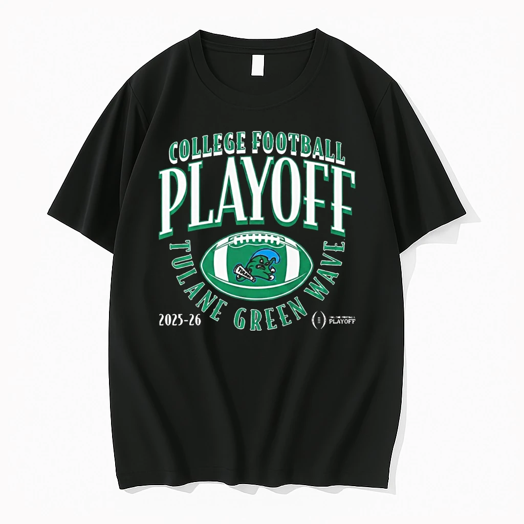 Tulane Green Wave Football 2025 26 College Football Playoff Curve Shirts