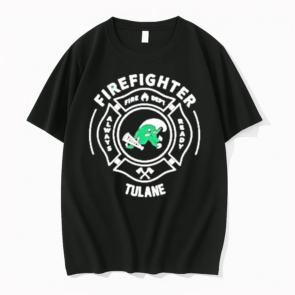 Tulane Green Wave Ncaa Firefighter Fire Dept Always Ready Logo Shirts