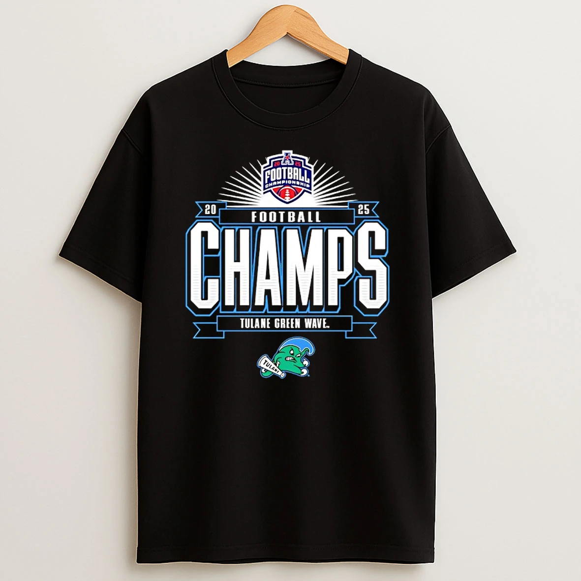 Tulane Green Wave The American Football Champs 2025 Shirts