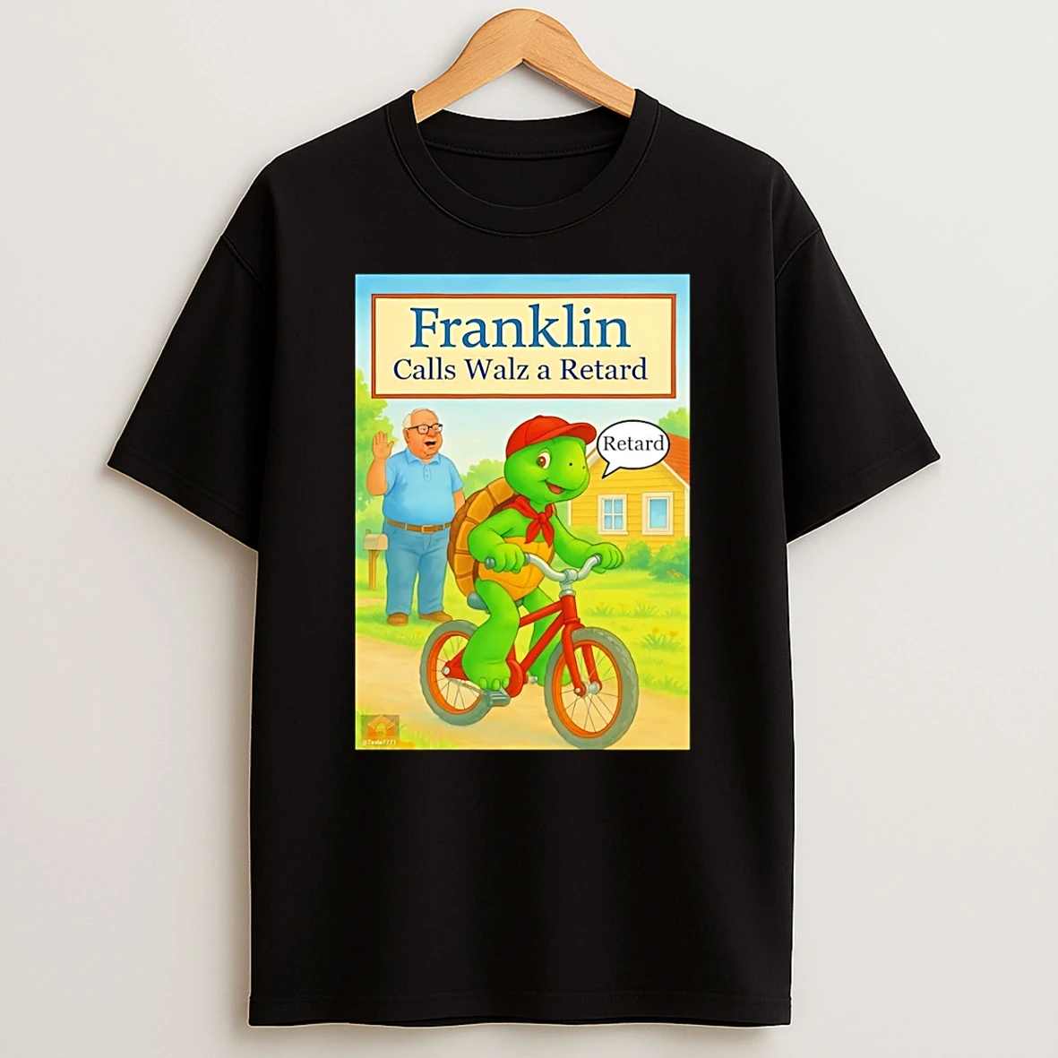 Turtle Franklin Calls Walz A Retard Pete Hegseth Meme Shirts