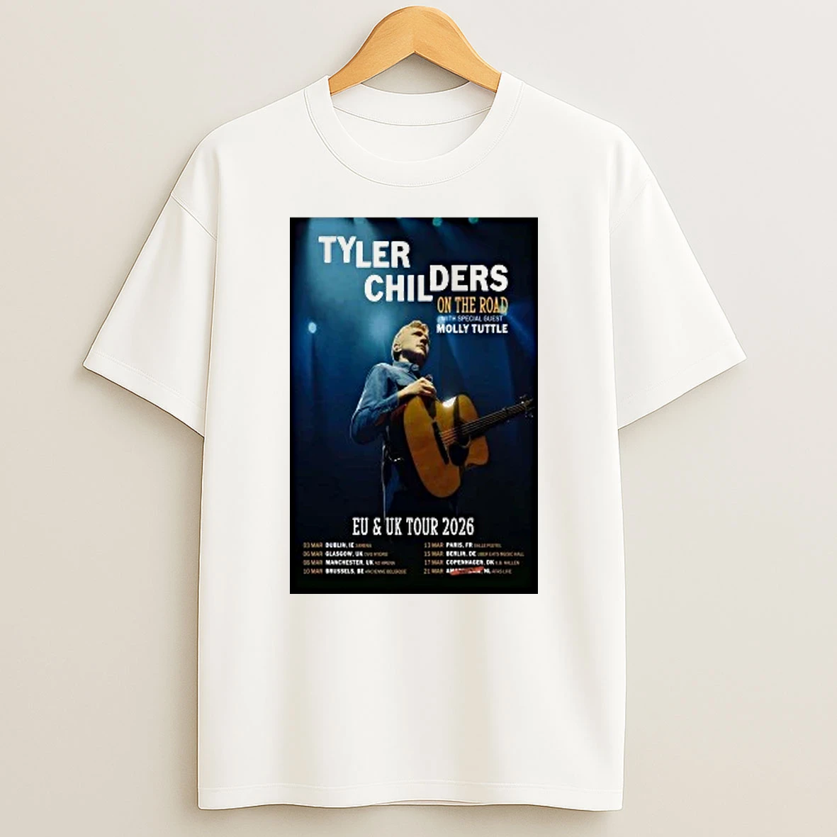 Tyler Childers On The Road With Special Guest Molly Tuttle Eu And Uk 2026 Shows Shirts