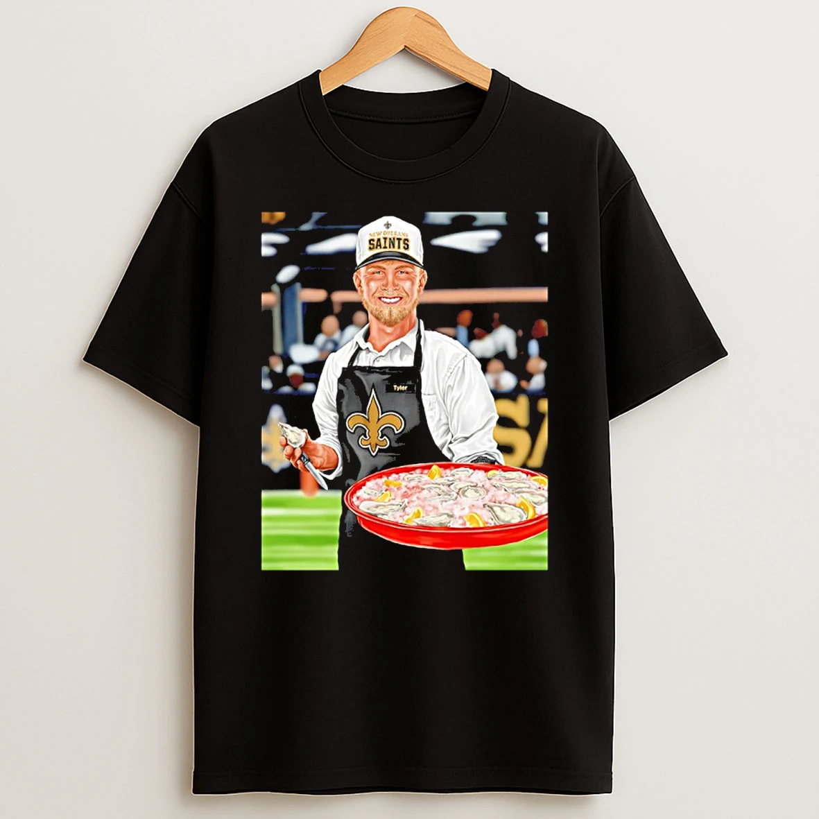 Tyler New Orleans Saints Shough Serving %ce%b3cyem Up Shirts