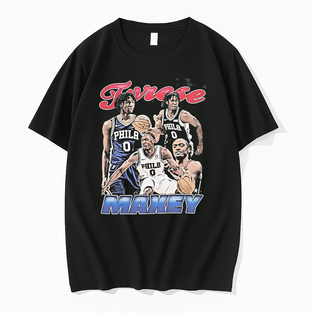 Tyrese Maxey Philadelphia 76ers Player Collage Vintage Shirts