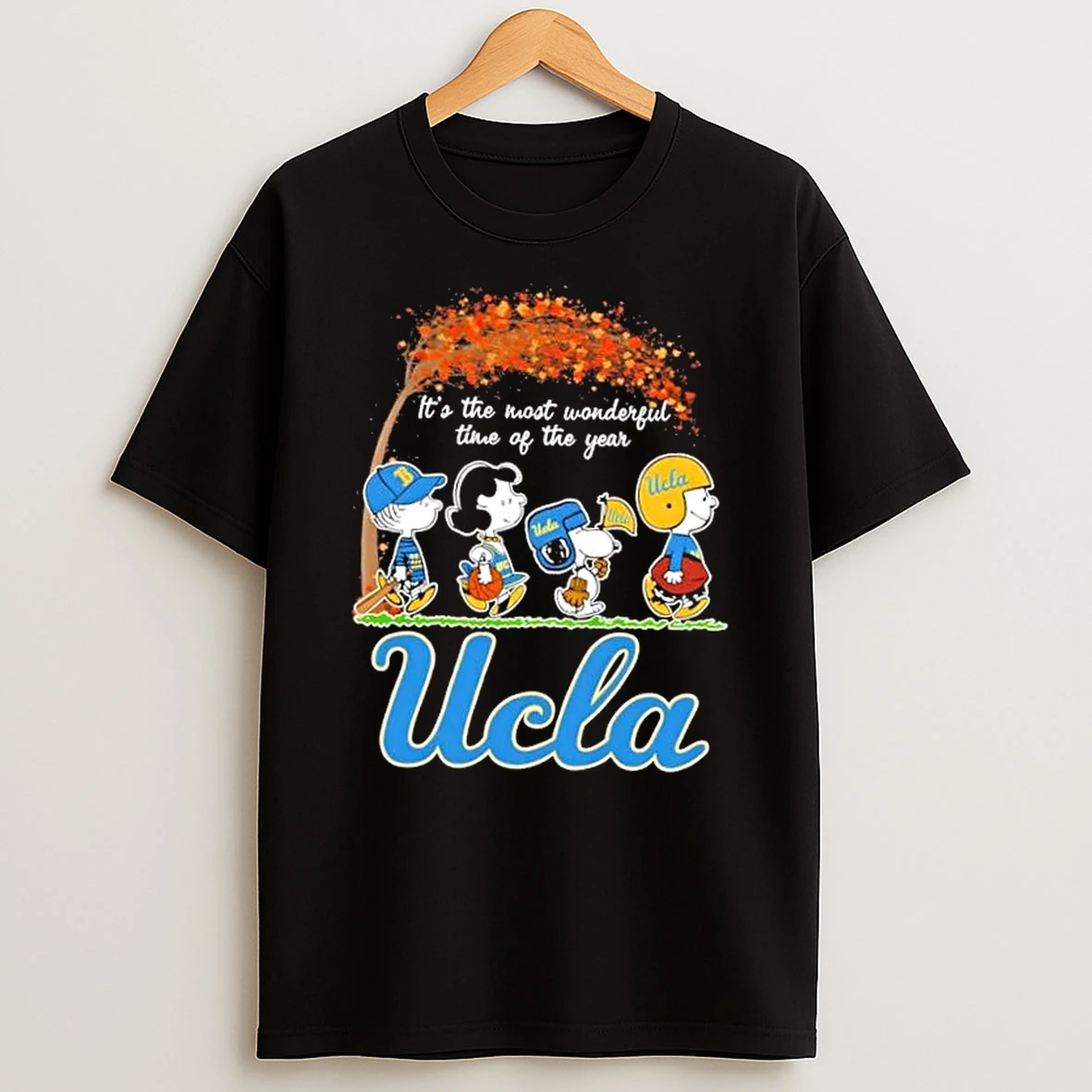Ucla Bruins X Peanuts Snoopy And Friends Autumn Its The Most Wonderful Time Of The Year Shirts