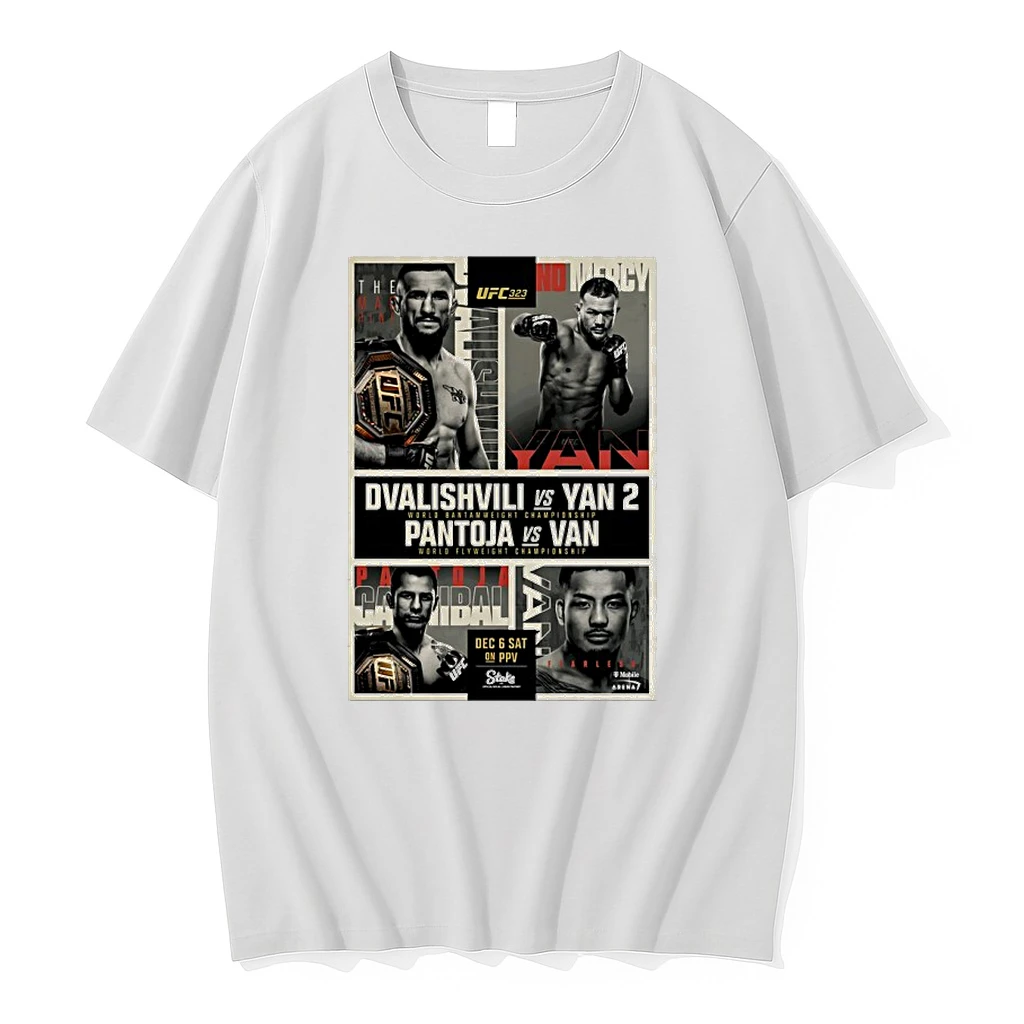 Ufc 323 Dvalishvili Vs Yan 2 Autographed Event Shirts