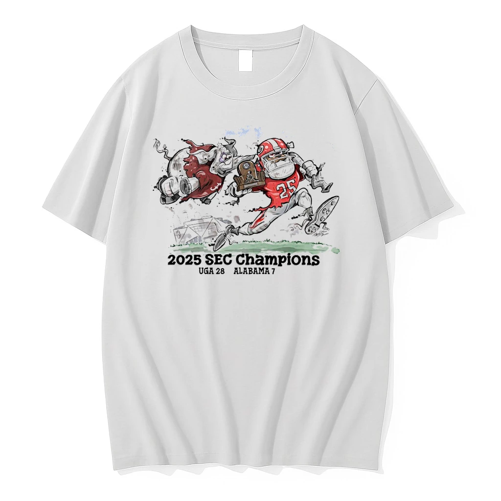 Uga 28 7 Alabama 2025 Sec Champions Patrick Carlson Fanart Shirts