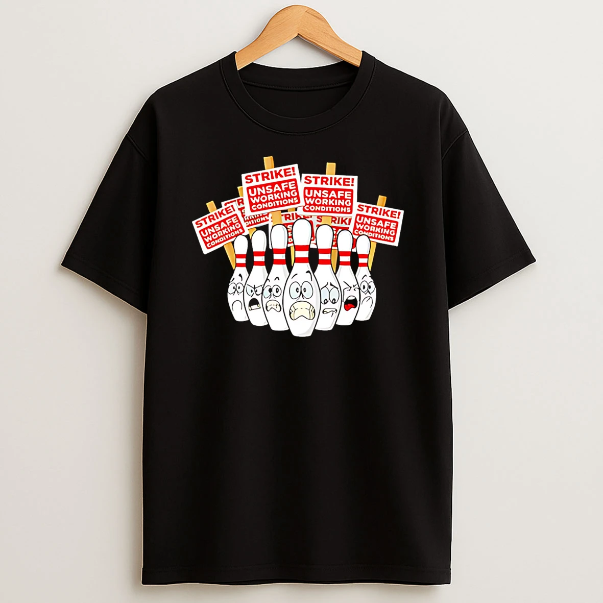 Usbc Bowling Pins On Strike Shirts