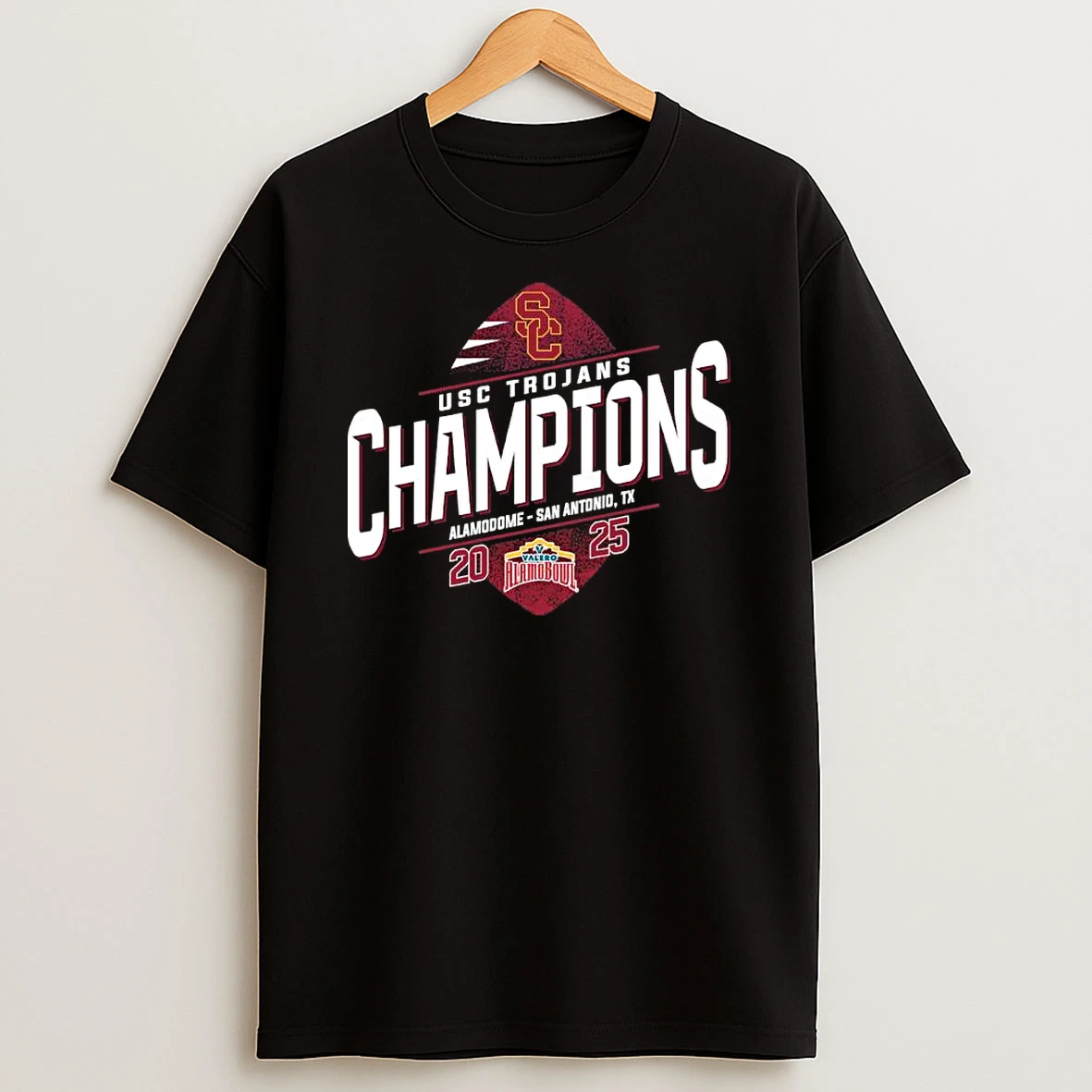 Usc Football 2025 Alamo Bowl Champions Shirts