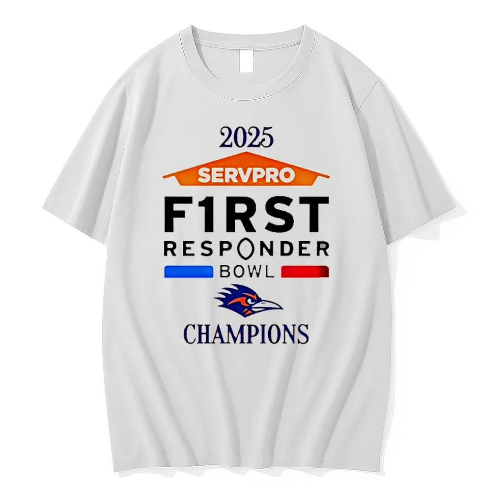 Utsa Roadrunners 2025 First Responder Bowl Champions Classic Shirts