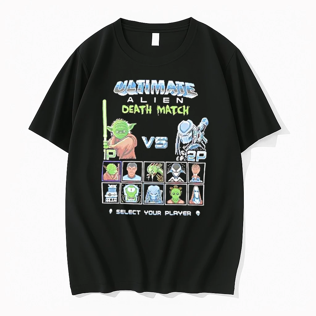 Ultimate Alien Death Match Retro Gaming Parody Shirts