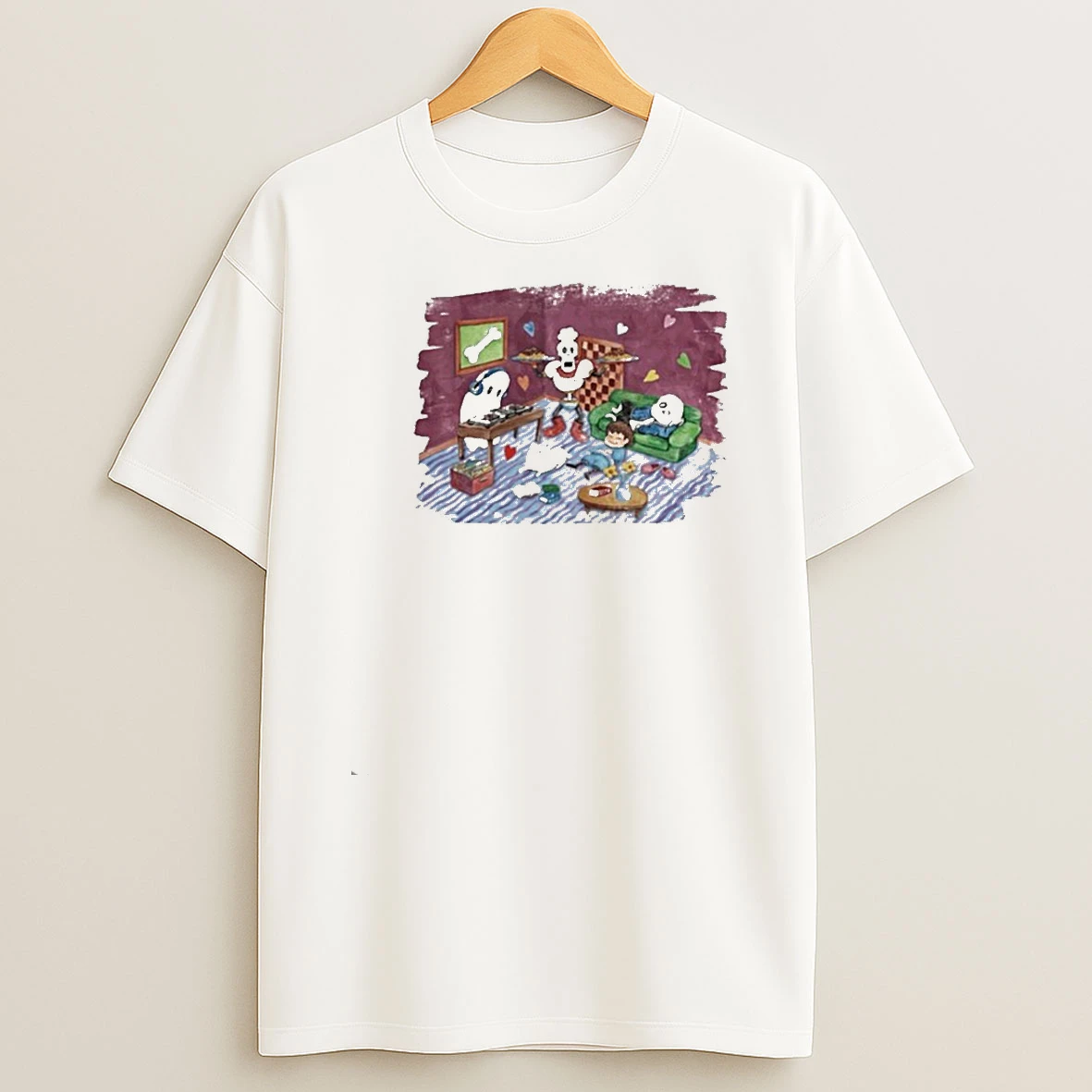 Undertale X Square Enix Chitei De Chill Shirts
