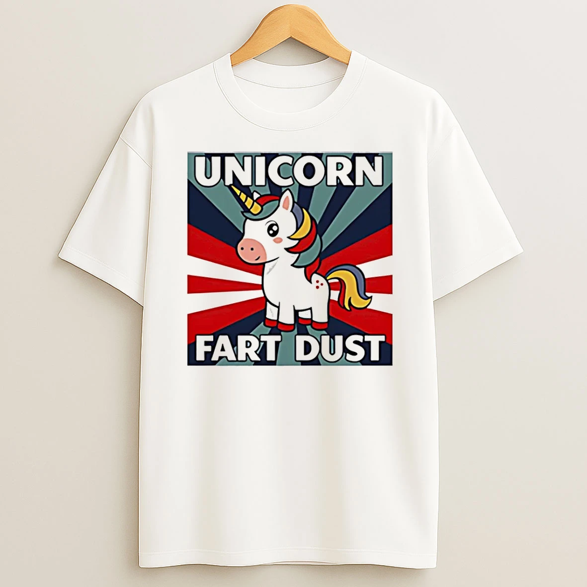 Unicorn Fart Dust Flag Shirts