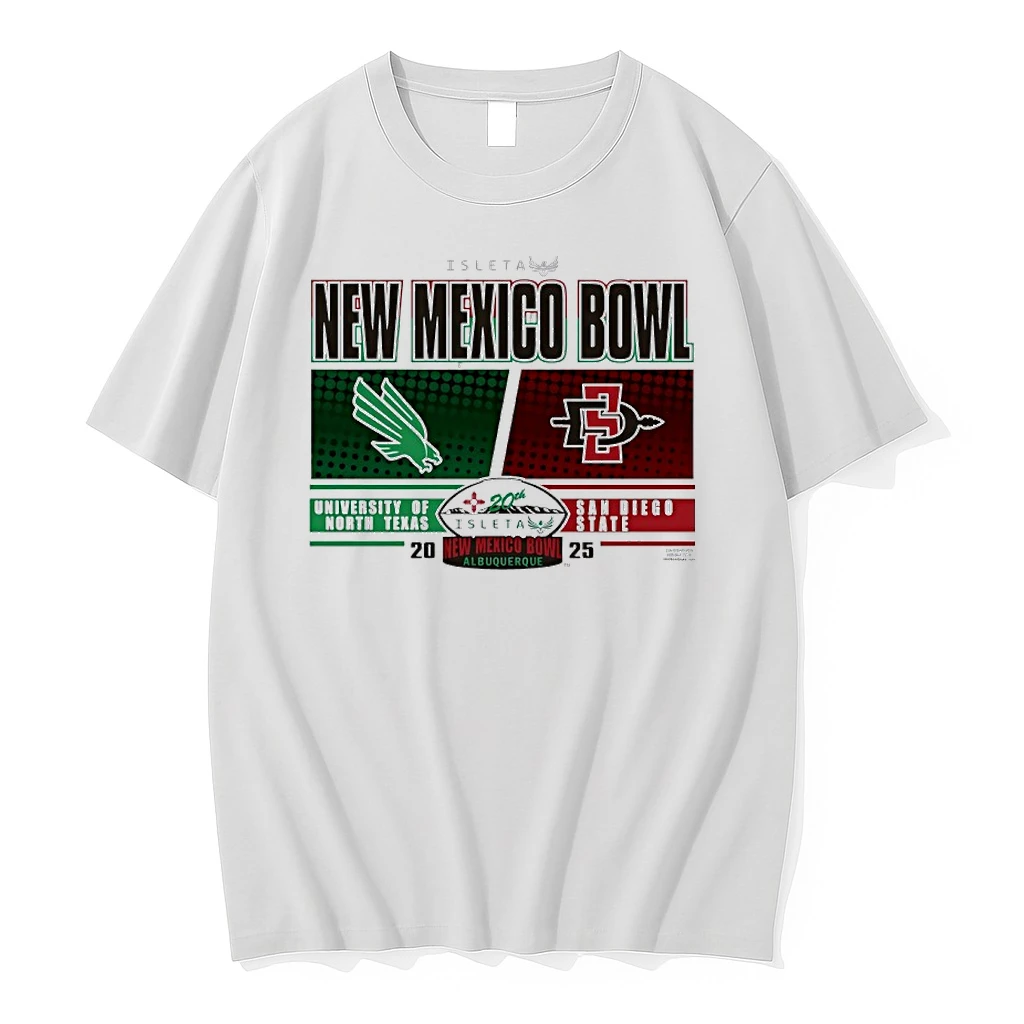 University Of North Texas Vs San Diego State 2025 New Mexico Bowl Shirts
