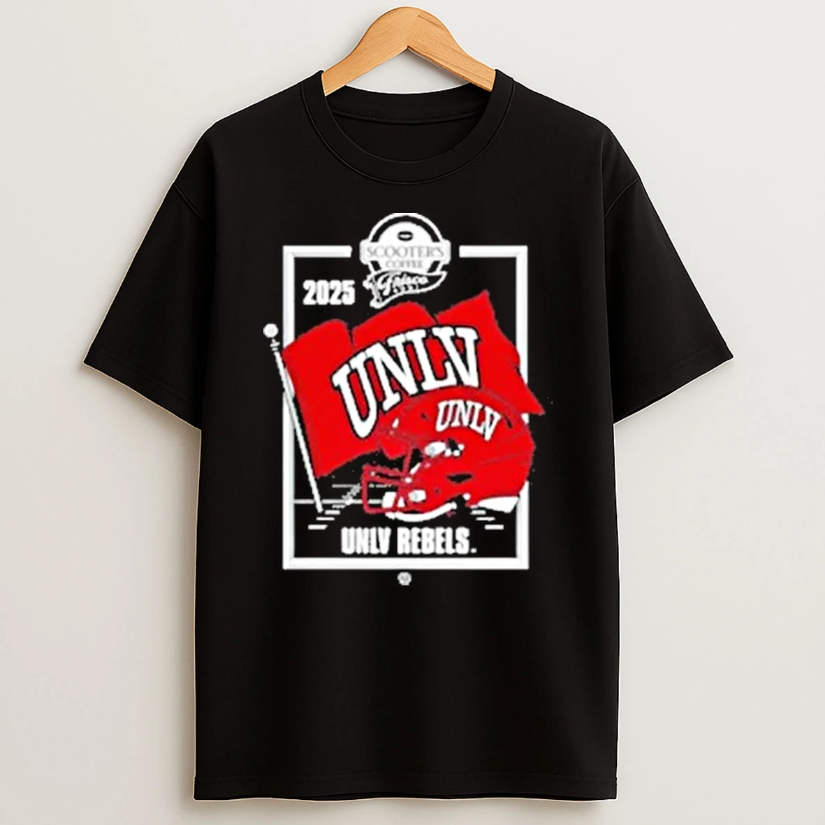 Unlv Rebels 2025 Scooters Coffee Frisco Bowl 2025 Helmet Shirts
