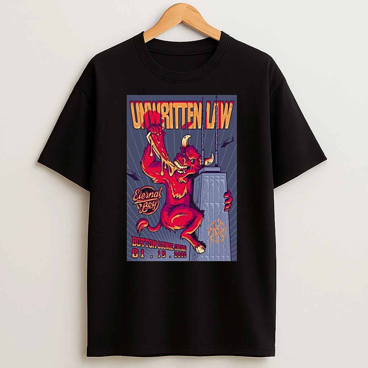 Unwritten Law Jan 15 2026 Chicago Shirts