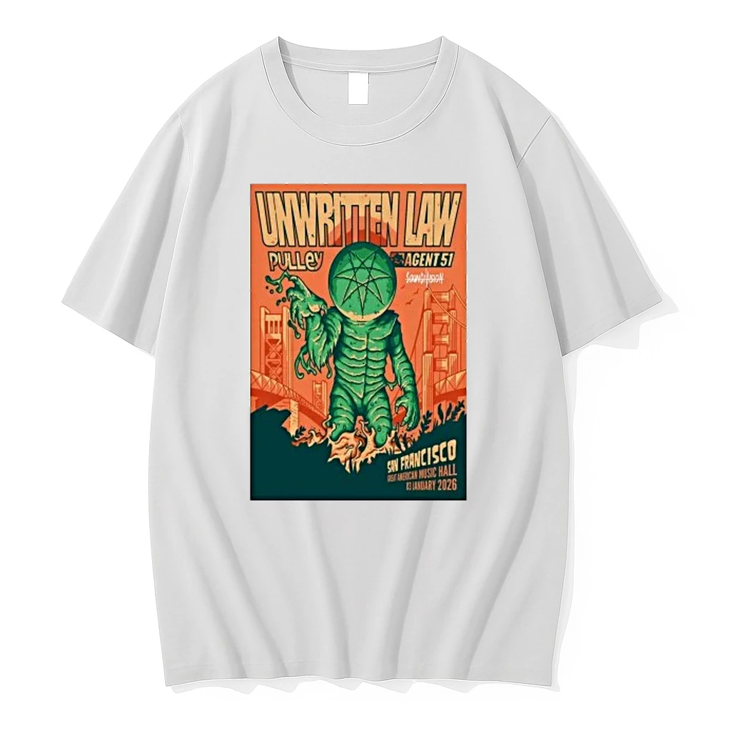 Unwritten Law San Francisco Jan 03 2026 Shirts