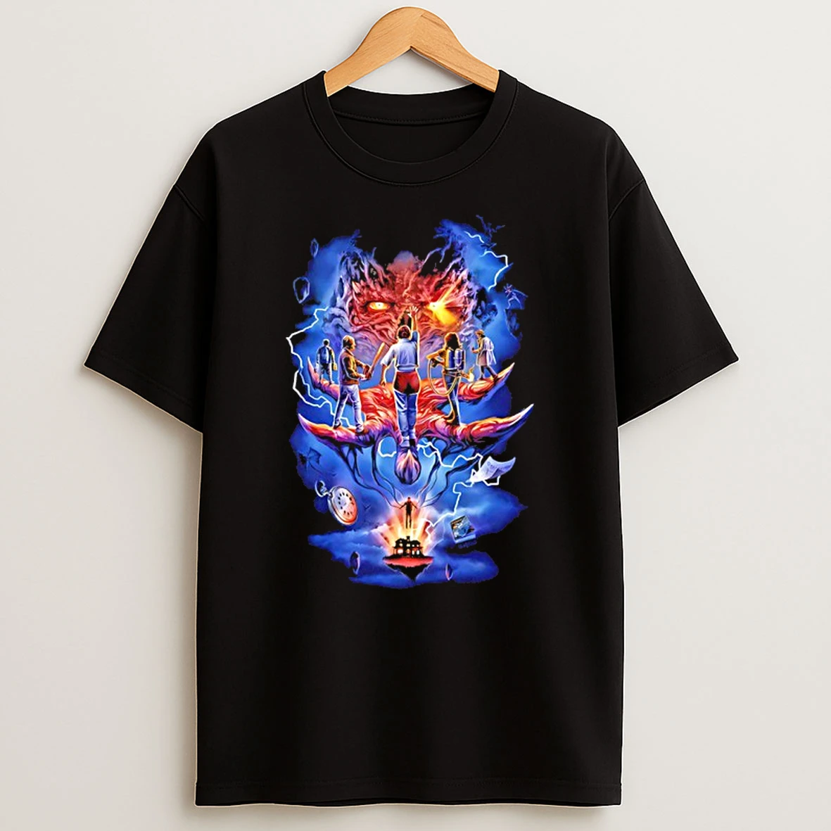 Upside Down Warriors Graphic Shirts