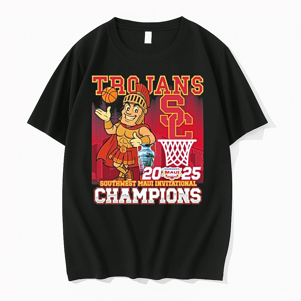 Usc Trojans Mascot Maui Invitational Champions 2025 Shirts