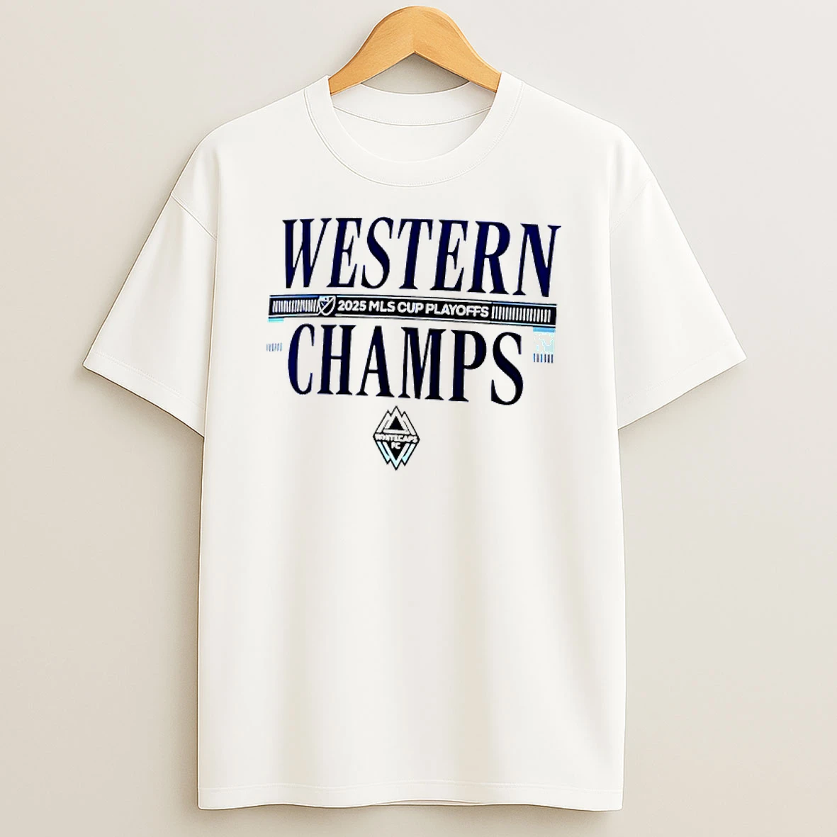 Vancouver Whitecaps Fc Heather 2025 Mls Western Conference Champs Shirts