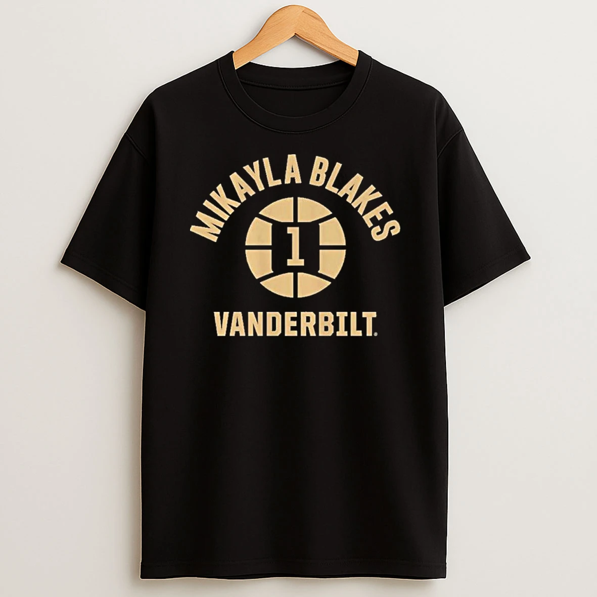 Vanderbilt Basketball Mikayla Blakes Name Number Ball Shirts
