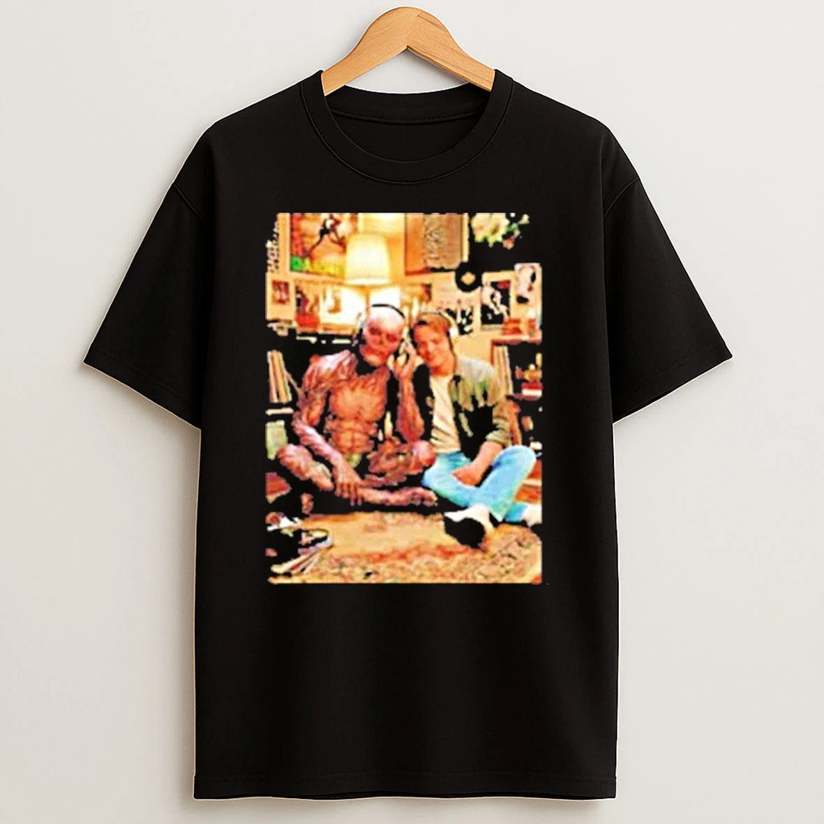 Vecna And Jamie Campbell Bower Stranger Things Listening Shirts