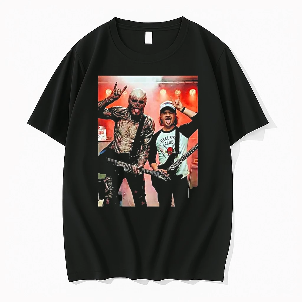 Vecna And Dustin Henderson Hellfire Club Shirts