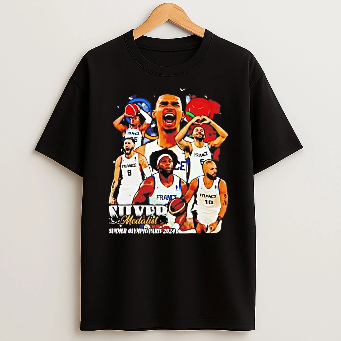 Victor Wembanyama Silver Medalist Shirts
