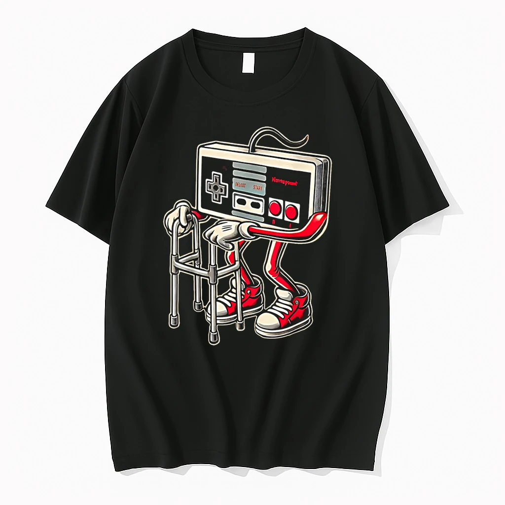 Video Game Controller With Walker Funny Gamer Gaming Shirts
