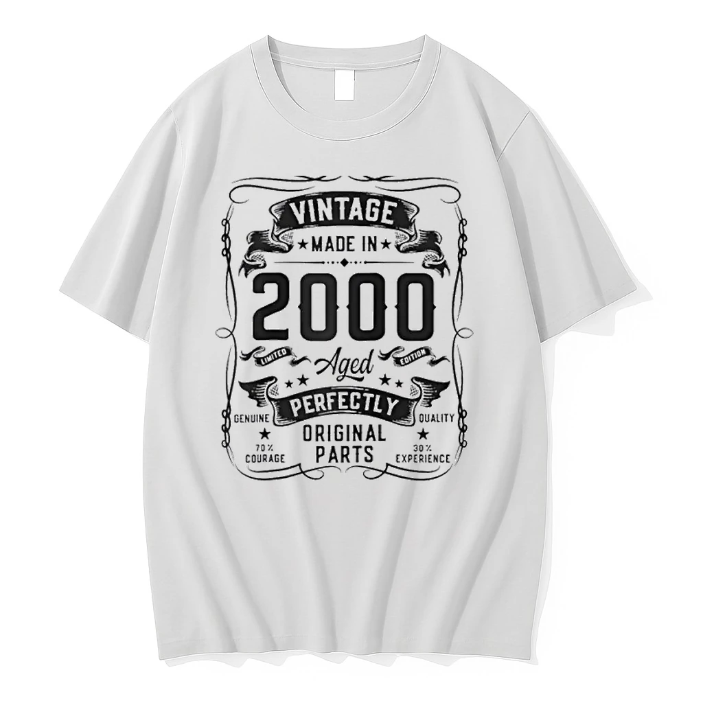 Vintage 2000 26yr 26th Birthday Gifts For Men 26 Years Old Shirts