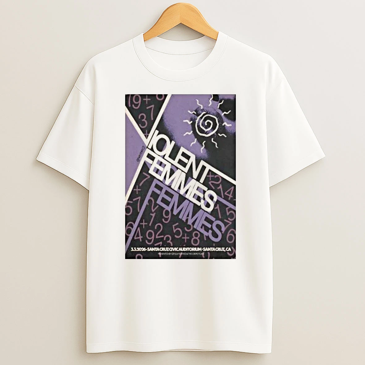 Violent Femmes March 3 2026 In Santa Cruz Ca Shirts