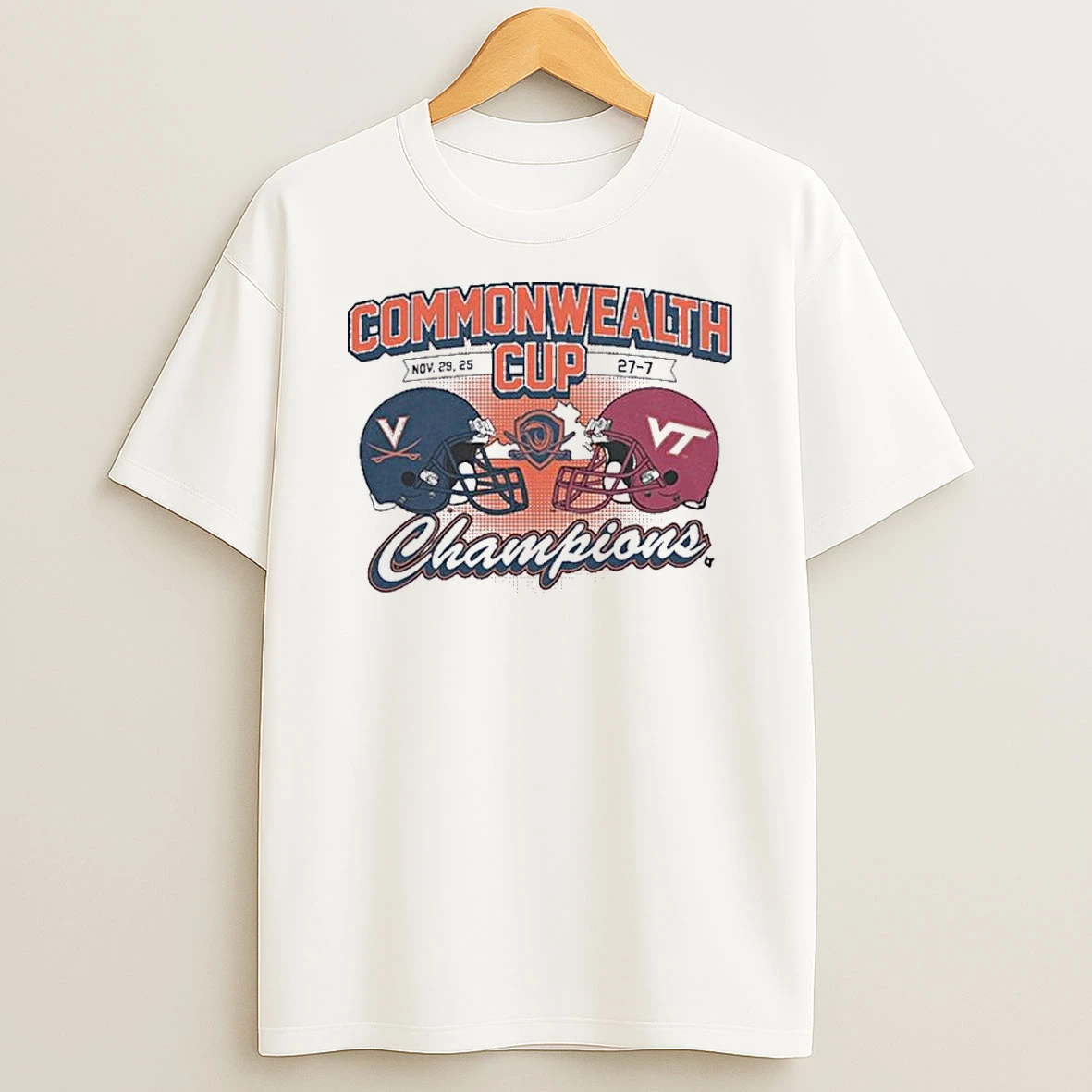 Virginia Cavaliers Commonwealth Cup Winner 2025 Score Shirts