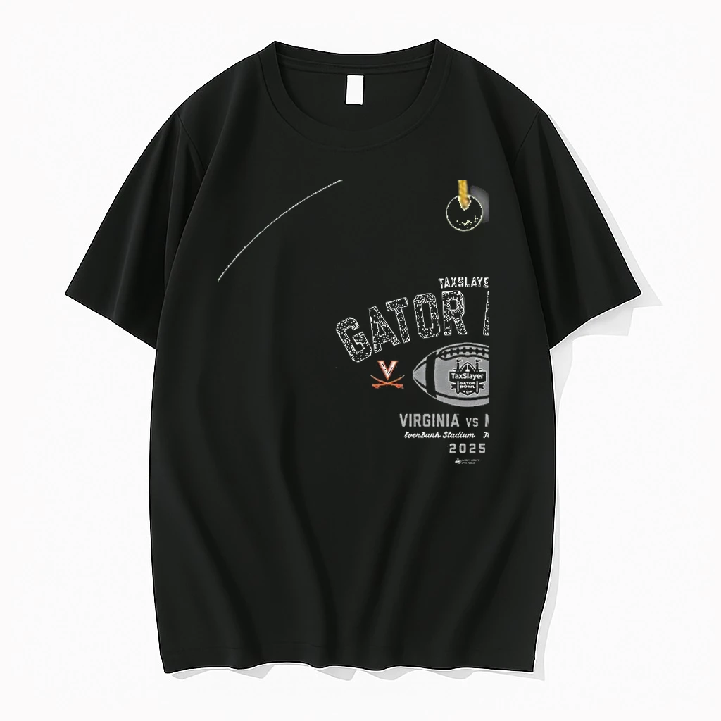 Virginia Cavaliers Vs Missouri Tigers 2025 Taxslayer Gator Bowl 2 Team Logo Shirts