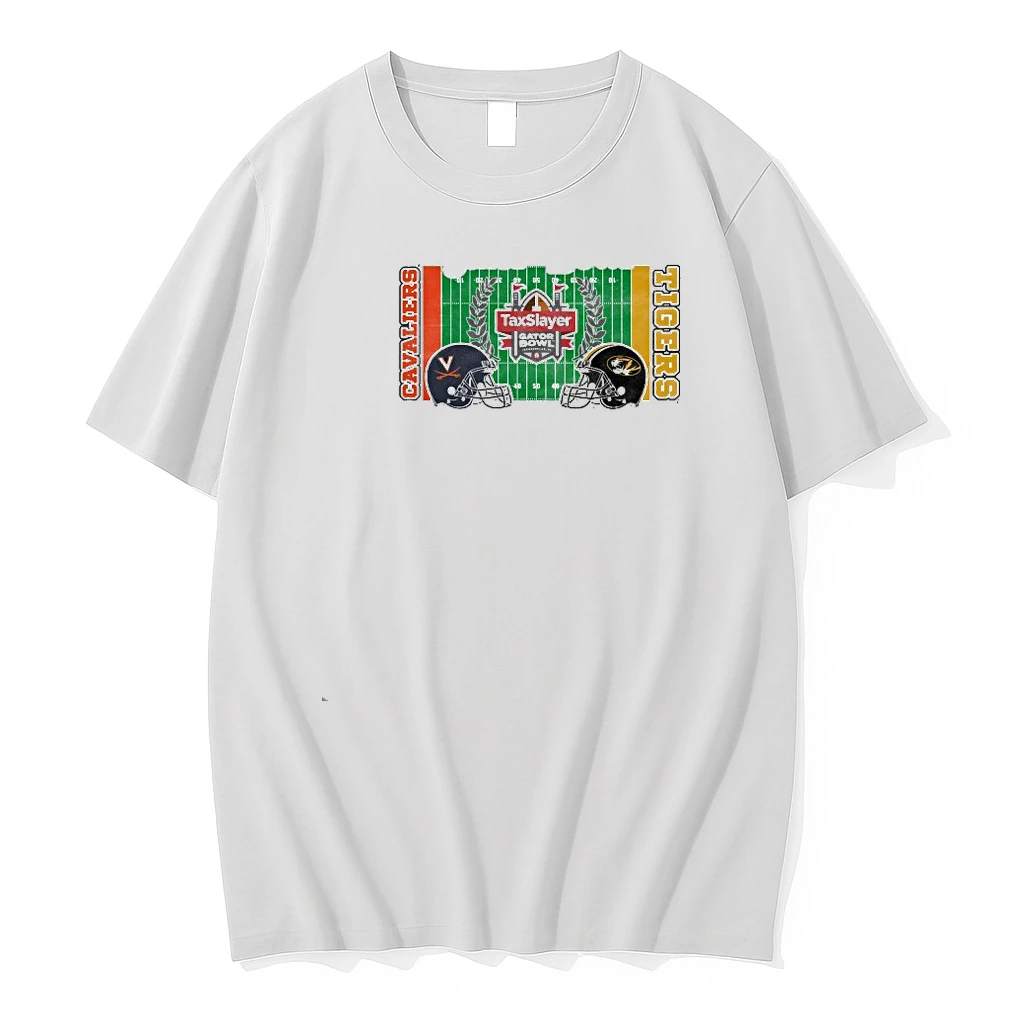 Virginia Cavaliers Vs Missouri Tigers 2025 Taxslayer Gator Bowl Head To Head Shirts