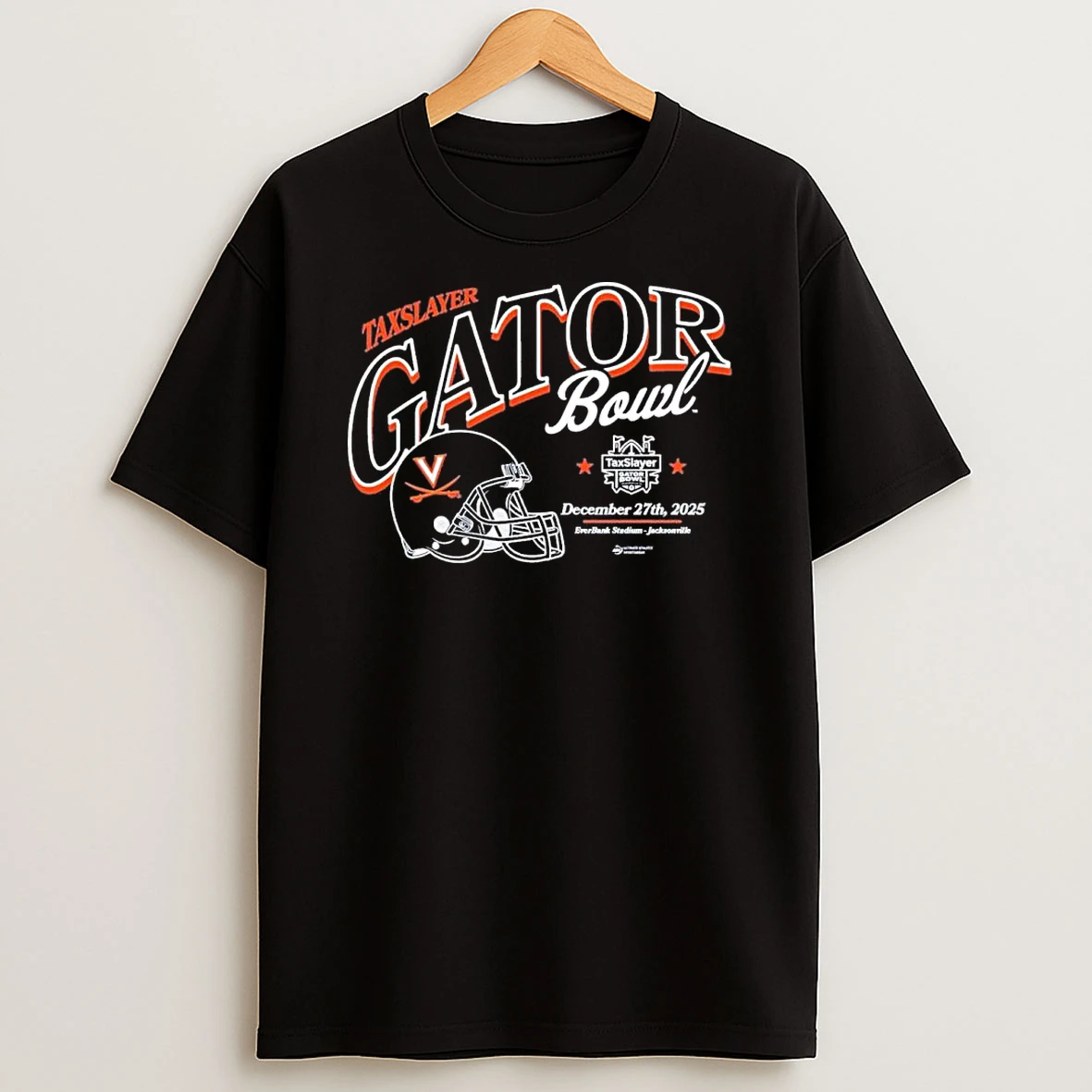 Virginia Football 2025 Taxslayer Gator Bowl Bound Shirts