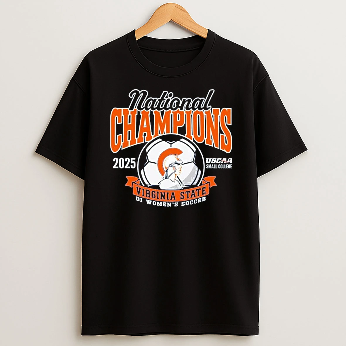 Virginia State University 2025 Uscaa Di Womens Soccer National Champions Shirts