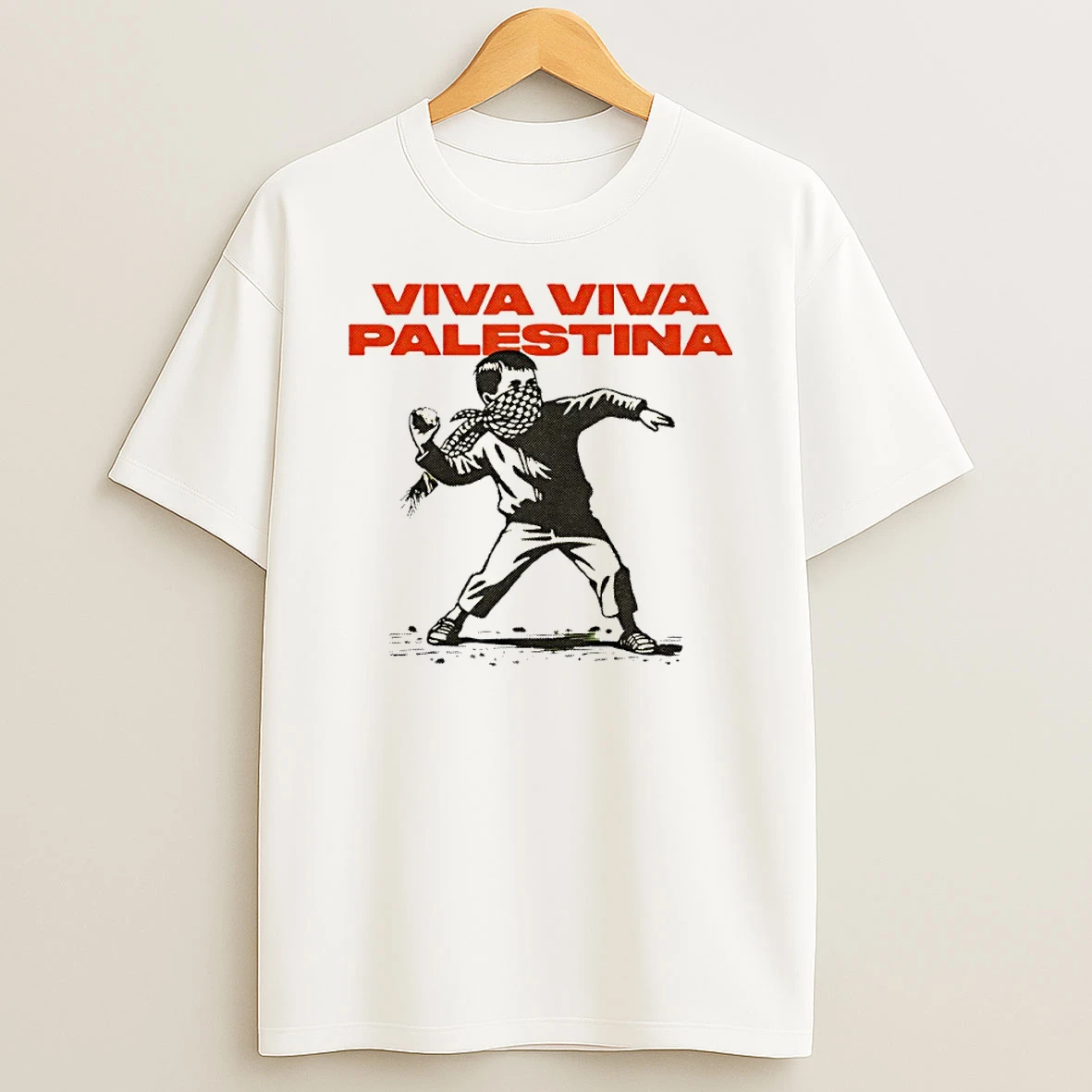 Viva Viva Palestina Paint Shirts