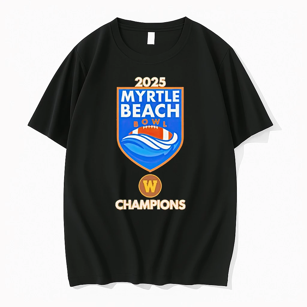 Wmu Western Michigan Broncos 2025 Myrtle Beach Bowl Champions Shirts