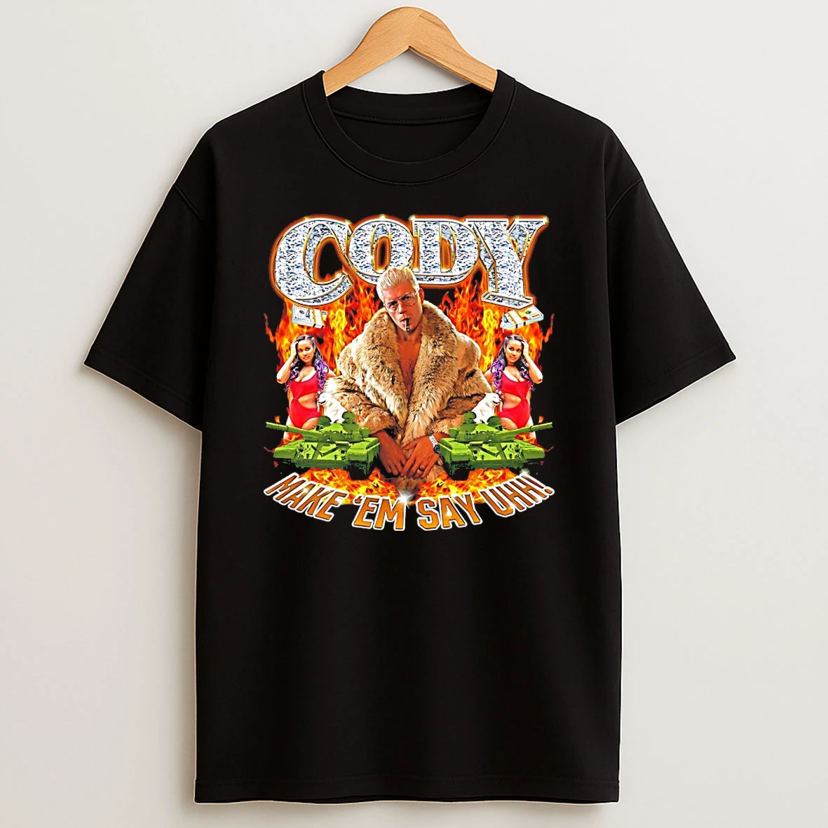 Wwe Cody Rhodes Make Em Say Uhh Shirts