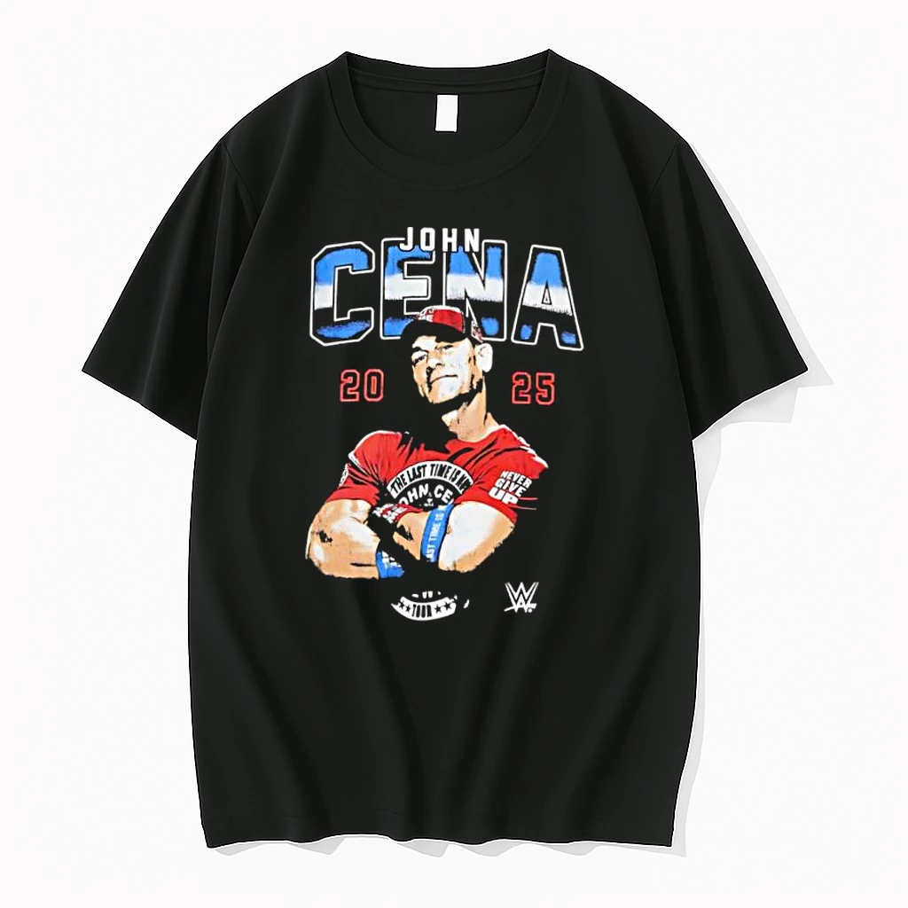 Wwe John Cena 2025 Farewell Tour Relaxed Graphic Shirts