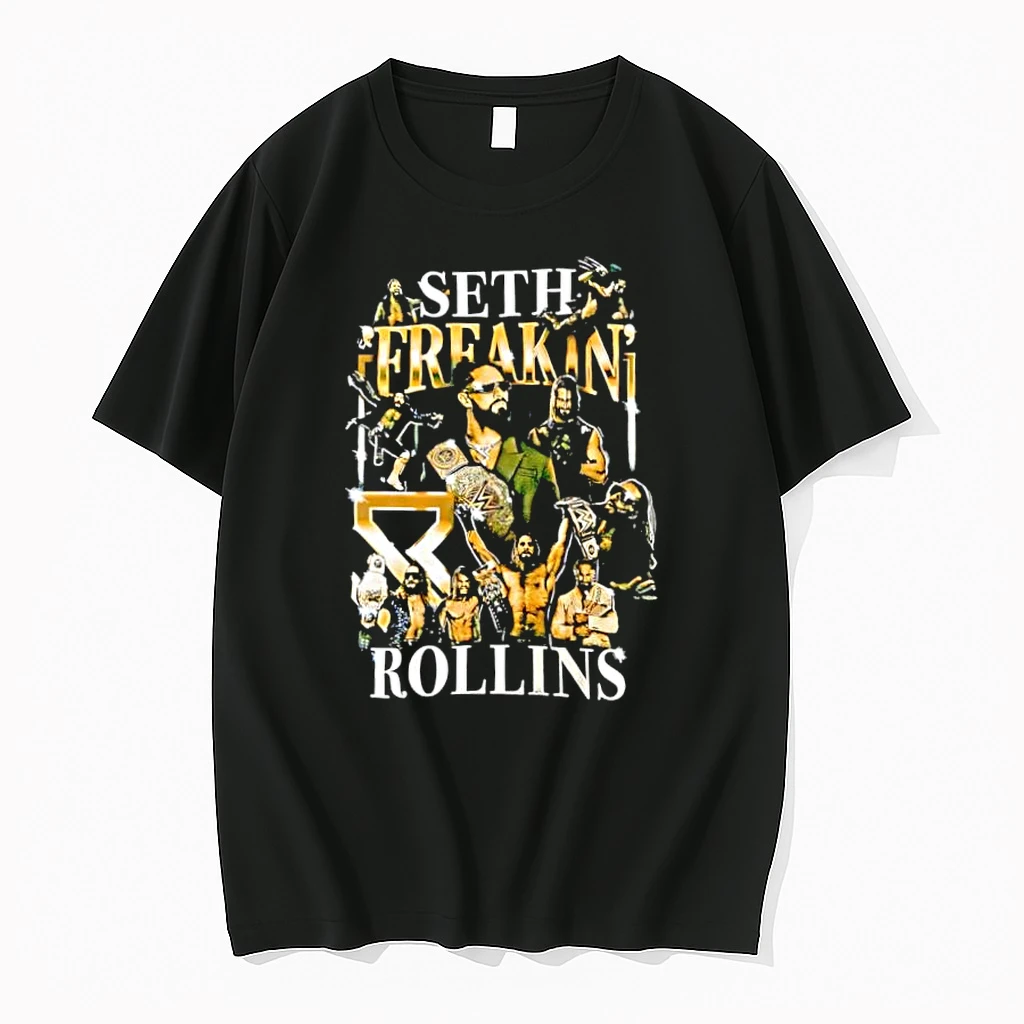 Wwe Seth Freakin Rollins Graphic Retro Shirts