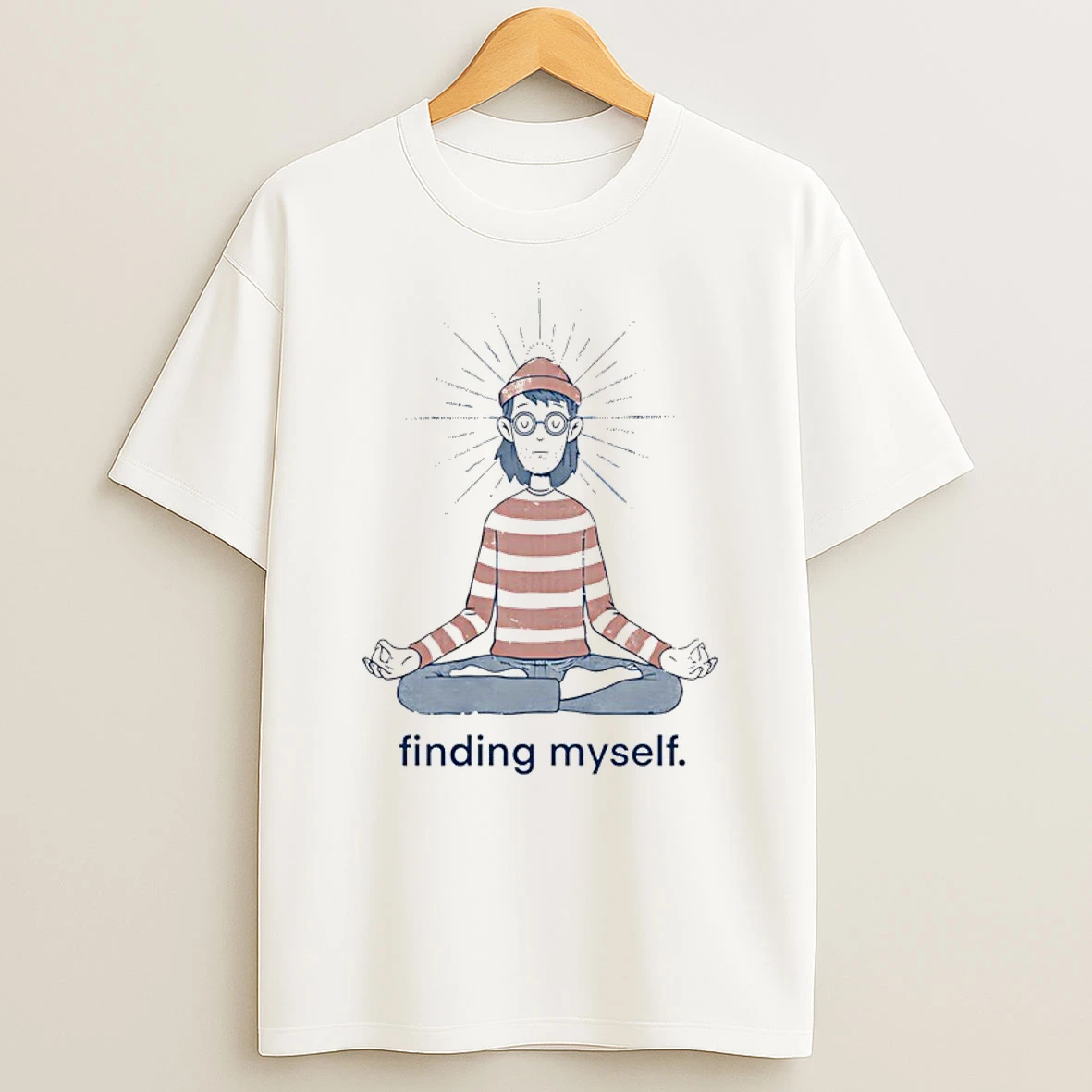 Waldo Yoga Finding Myself Shirts