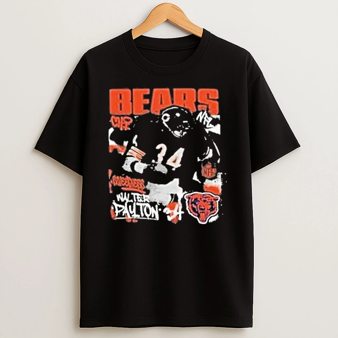 Walter Payton Chicago Bears Star Player Shirts