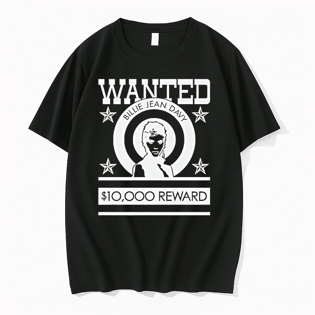 Wanted Billie Jean Davy 10000 Dollar Reward Shirts