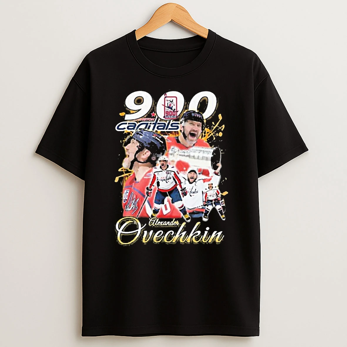 Washington Capitals Alexander Ovechkin 2025 Celebrate 900 Nhl Goals Shirts