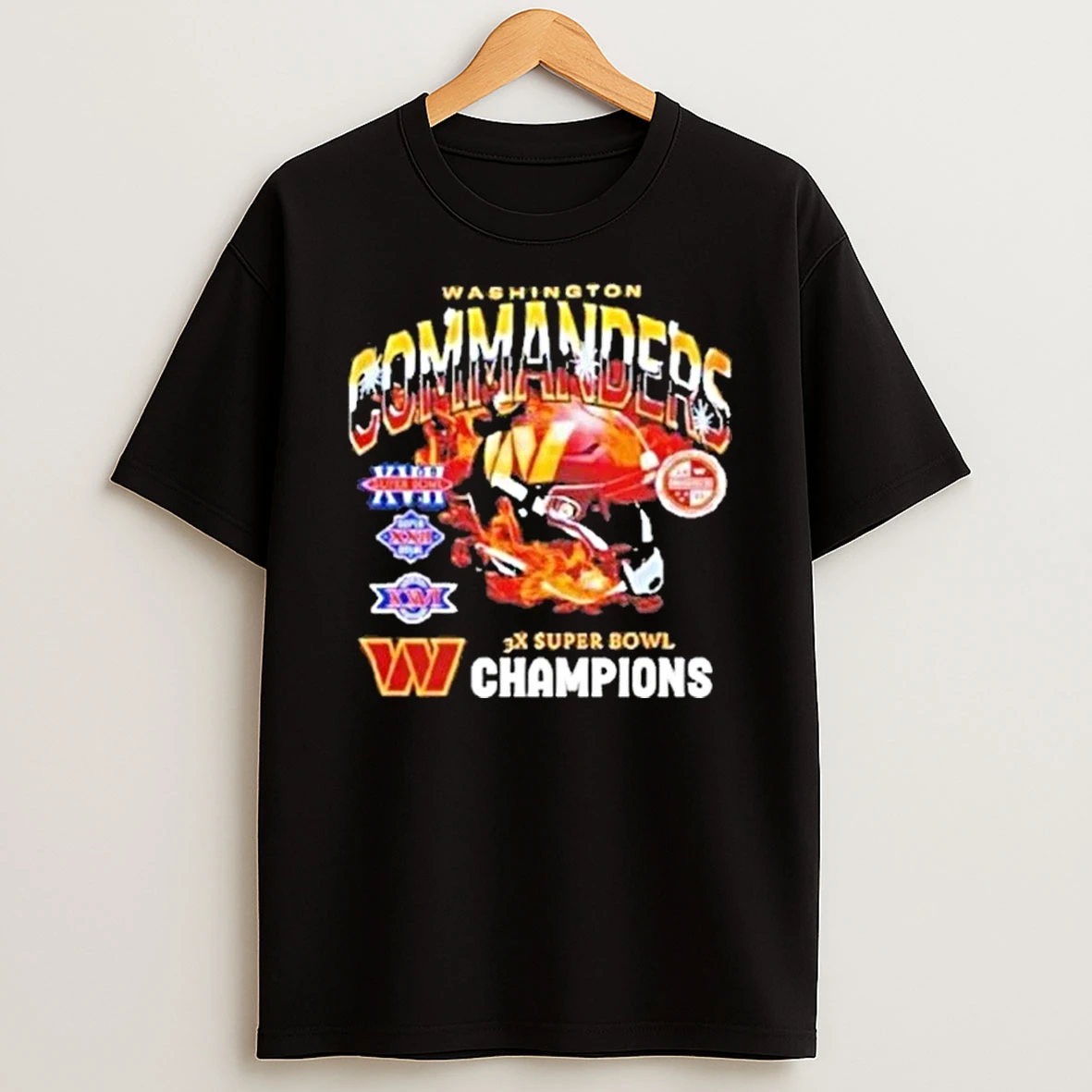 Washington Commanders 3x Super Bowl World Champions Shirts